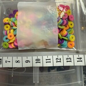 Colorful Bead Set for Kids or crafts.   DIY Jewlery